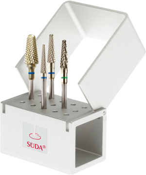 Fräsersatz Hartmetall Gold, 4-teilig