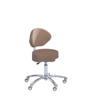 Sattelstuhl taupe 